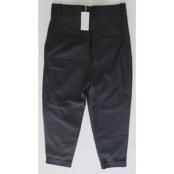 COS Women's Sz 10 Black Pleated Trouser Dress Pants $115+ - Picture 2 of 8